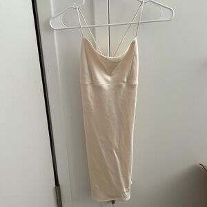Zara satin slip dress